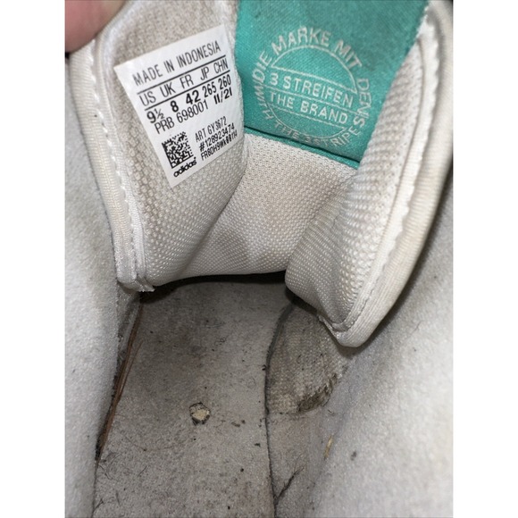 Size 9.5 - adidas Forum‎ Mid White Mint Rush W - Picture 9 of 15